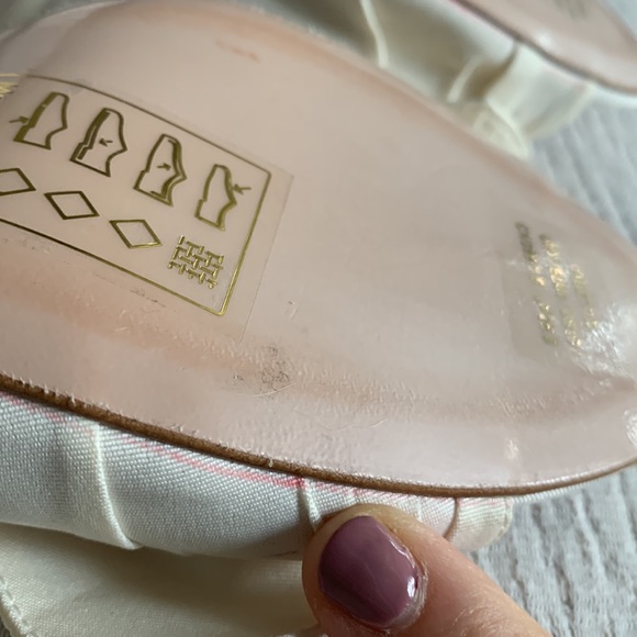 NWOT Ted Baker Heevia Satin Bow Ankle Strap Dress Heel Sandal - off white - Picture 14 of 14